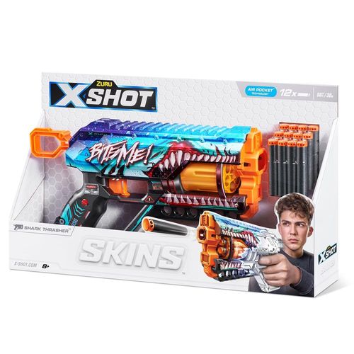 Lançador de dardos x-shot - skins griefer - shark thrasher