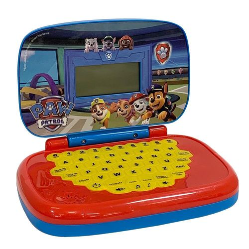 Laptop infantil educativo candide patrulha canina bilíngue