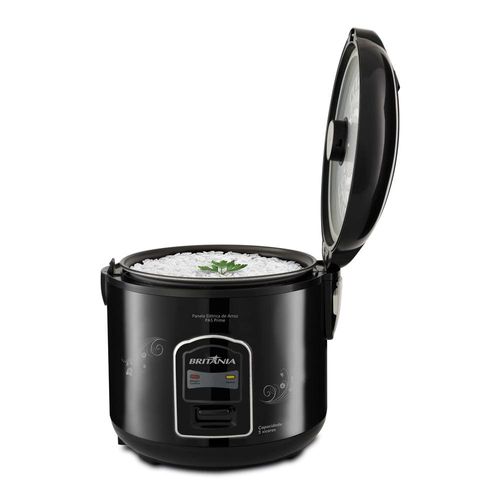 Panela Elétrica de Arroz Britânia PA5 Prime 5 Xícaras - Preta 220V