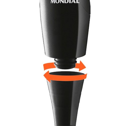 Mixer Mondial Pratic M-15-B 2 em 1 com Copo Medidor Preto – 200 W 220V