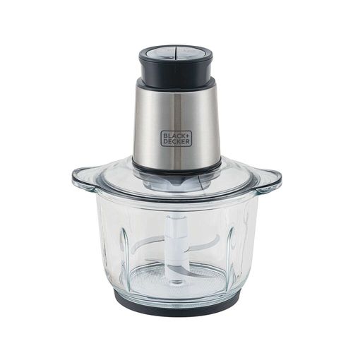 Miniprocessador Black+Decker MP300G Inox, 2 velocidades, 300W 220V