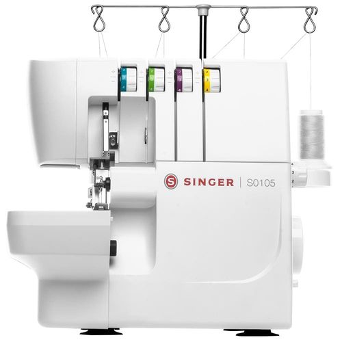 Máquina de Costura Overloque Singer 6 Pontos S0105 - Branca 110v
