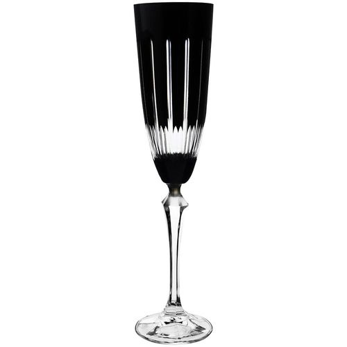 Taça para Champanhe Bohemia Elizabeth Preta - 190ml