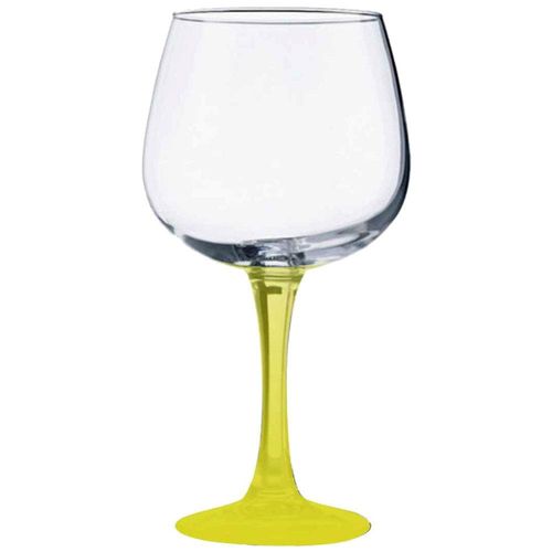 Conjunto de Taças para Gin Vicrila Ibiza com Base Amarela 720 ml – 2 Peças