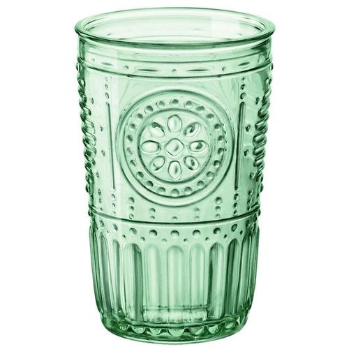Conjunto de Copos Luigi Bormioli Acqua Romantic Verde 340 ml - 4 Peças