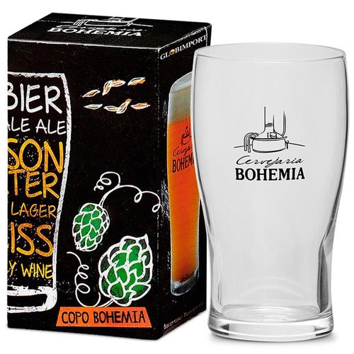 Copo para Cerveja Globimport Ambev Cervejaria Bohemia 3316 - 340 ml