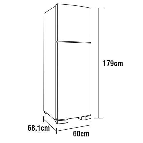Geladeira Electrolux DFN41 Frost Free com Painel de Controle Externo 371L - Branca 110V