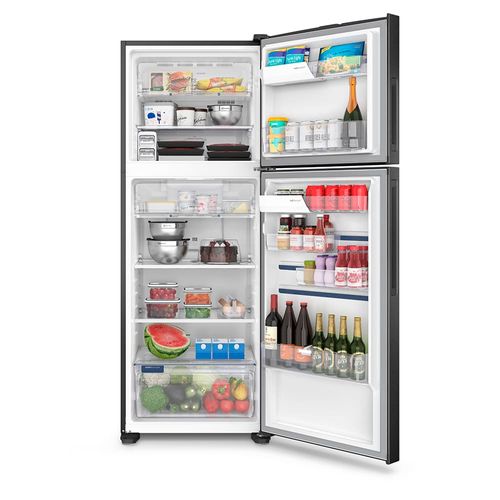 Geladeira Electrolux Frost Free Inverter 480L Efficient com AutoSense Duplex Black Inox Look - Bivolt