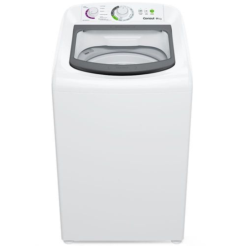 Lavadora de Roupas Consul 9kg CWB09BB com Dosagem Econômica e Ciclo Edredom – Branca 110V