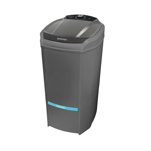 Tanquinho Suggar 15Kg Lavamax Eco LE1521PR com Dispenser Para Sabão e Desligamento Automático - Prata 220V