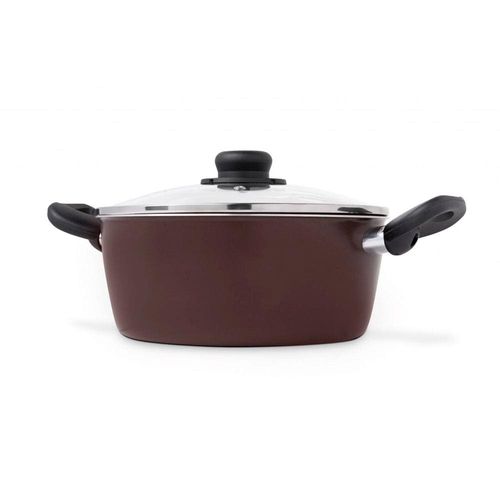 Caçarola Terracota Multiflon com Antiaderente de Alumínio - 20cm