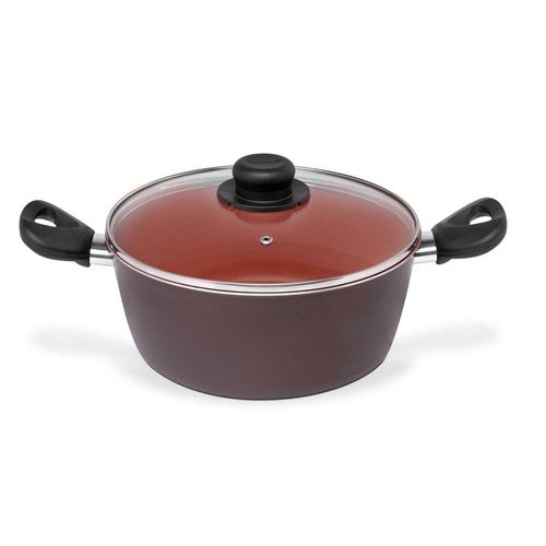 Caçarola Terracota Multiflon com Antiaderente de Alumínio - 20cm