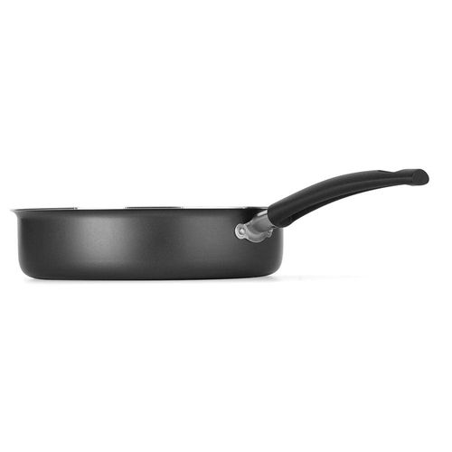 Frigideira Alta Multiflon Gourmet com Antiaderente Ultra 7 Preta - 22 cm