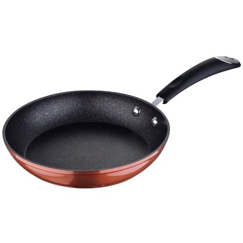 Frigideira Bergner Pandora em Alumínio Forjado com Revestimento em Marble e Fundo de Indução 24 cm – Marrom