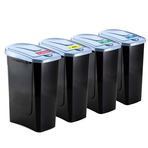 Lixeira Arthi com Tampa Ecofácil em Plástico - 15 L