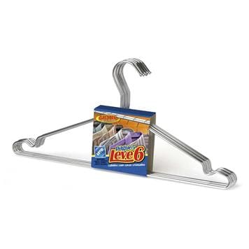 Conjunto de Cabides Arthi Tintureiro 0041 Cromado - 6 Peças