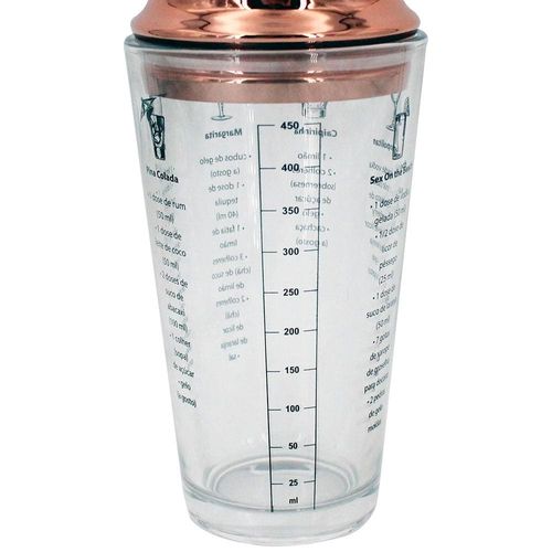 Coqueteleira Dynasty Open Bar Cobre - 450 ml