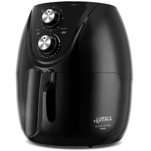Fritadeira Air Fryer Bella Cuccina BCFR06 3,5L - Preta 110V