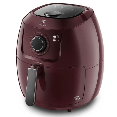 Fritadeira Elétrica Sem Óleo Air Fryer Electrolux Family Efficient Por Rita Lobo EAF51 5L – Vermelha Escura 220V