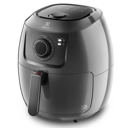 Fritadeira Elétrica Sem Óleo Air Fryer Electrolux Family Efficient Por Rita Lobo EAF50 5L – Grafite 110V