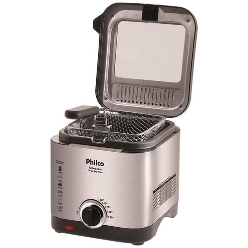 Fritadeira com Óleo Philco Deep Fry 1,8L - Inox 110V