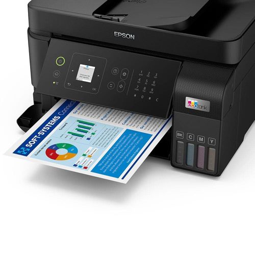 Multifuncional Tanque de Tinta Epson EcoTank L5590 Wireless - Impressora, Copiadora, Scanner