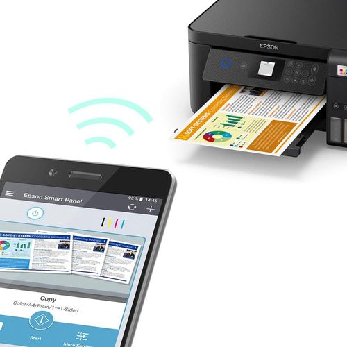 Multifuncional Tanque de Tinta Epson EcoTank L4260 Wireless - Impressora, Copiadora, Scanner