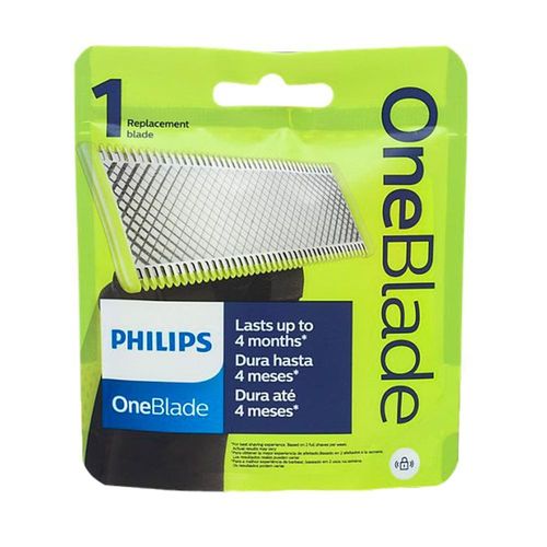 Lâmina Philips OneBlade QP210/51 Uso Seco e Molhado - Cinza e verde