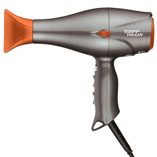 Secador de Cabelos Taiff Vulcan Diamante Íon Cerâmica Motor AC Profissional Grafite 2500W 110v