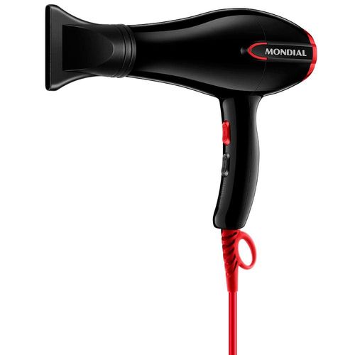 Secador de Cabelos Mondial Turbo Color Red SC-41 com Tourmaline Íon 1900W 220v