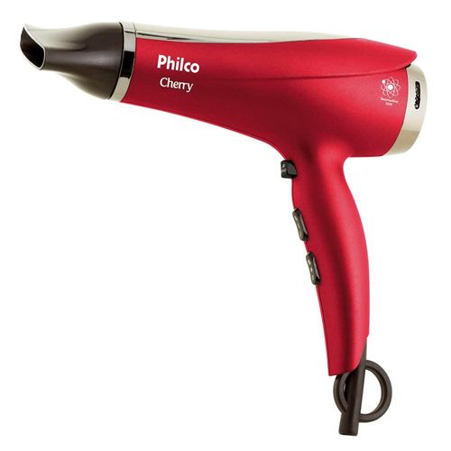 Secador de Cabelos Philco Cherry Vermelho 2200W 220V