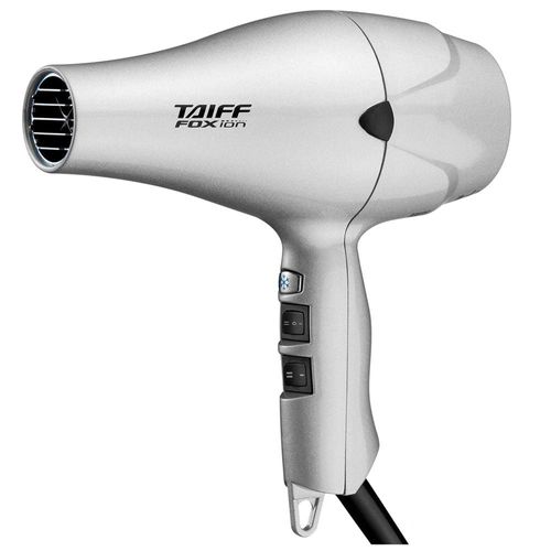 Secador de Cabelos Taiff Fox Íon Motor AC Profissional 2000W - Prata 110V