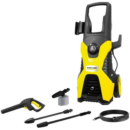 Lavadora de Alta Pressão Karcher K4 1885psi 1700W com Pistola e Mangueira de 6 Metros - Preta/Amarela 220V