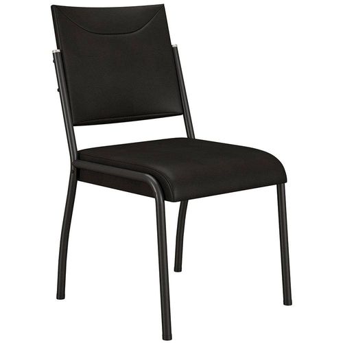 Mesa de Jantar Fabone Alexa com 6 Cadeiras Dora - Preto Fosco