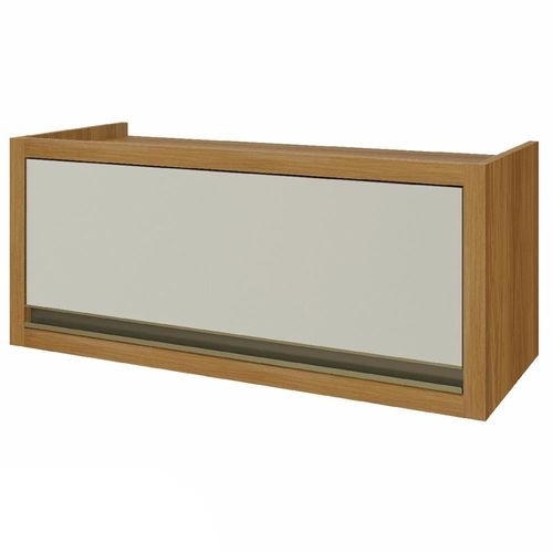 Armário de Geladeira Nesher Baronesa 1 Porta 1 Prateleira – 80cm Freijo/Offwhite