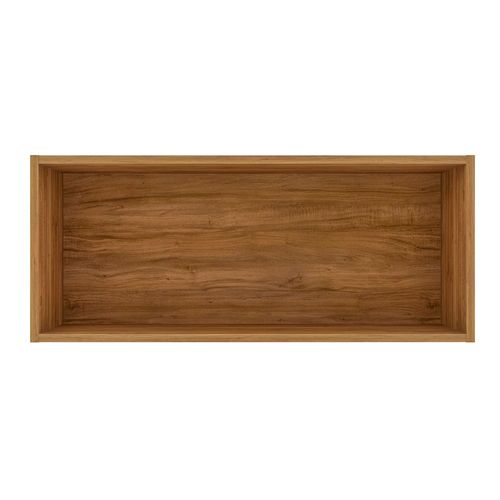 Armário de Geladeira Bartira Amazonita com 1 Porta - 80cm de largura Damasco/Branco
