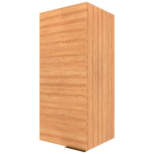 Armário Aéreo Bartira Cristal MDP 15mm com 1 Porta e 2 Prateleiras - 40cm de largura Lâmina Mel