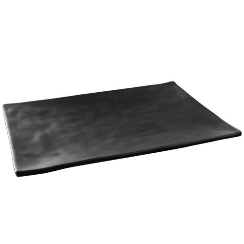 Prato Retangular Osaka Haus Concept 57701/001 Melamina 20cm - Preto