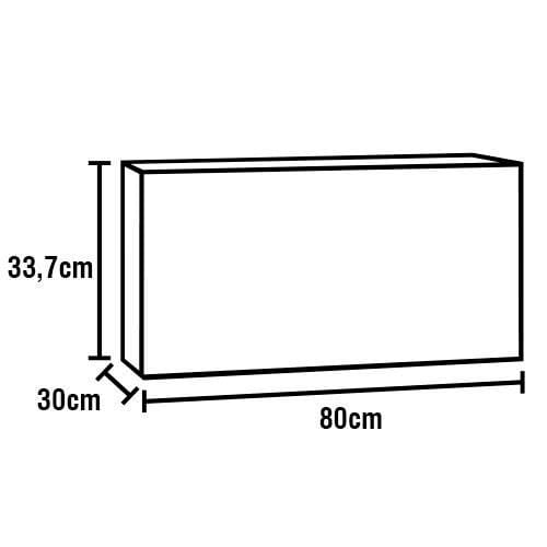 Cozinha Compacta Bartira Amazonita com 5 Portas, 3 Gavetas e 5 Prateleiras - 271cm de largura Damasco