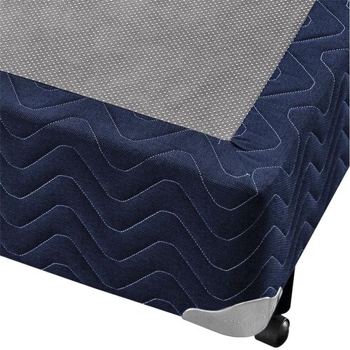 Base Box para Colchão Solteiro AmericanFlex Nero Gel 24x88x188 cm - Azul