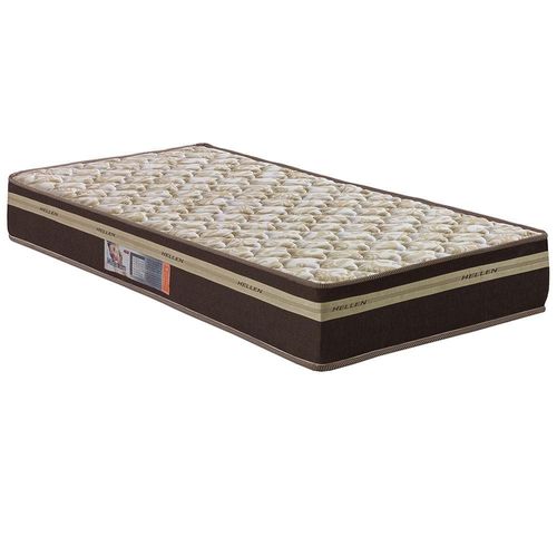 Colchão Solteiro Hellen Millenium Espuma D33 19x88x188 cm - Marrom/Bege