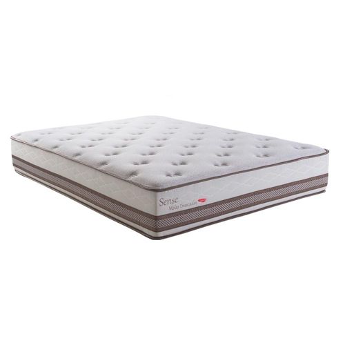 Colchão de Casal Herval Sense com Molas Ensacadas 30x138x188 cm – Bege
