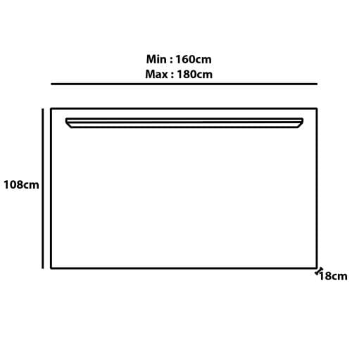 Painel Extensivo Colibri Leme Ideal para TV de Até 65” Preto Fosco/Noce Milano