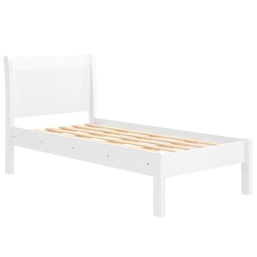 Cama Solteiro Barreto Siena Branco Fosco