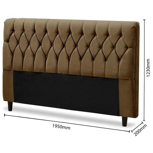 Cabeceira para Cama King Size Dobue Palladium Castor