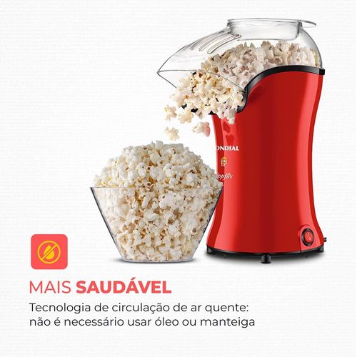 Pipoqueira Mondial PopFlix PP-03 - Vermelha 110V