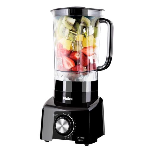 Liquidificador Philco PH900 Preto 1200W com 12 Velocidades 110V