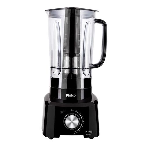 Liquidificador Philco PH900 Preto 1200W com 12 Velocidades 110V