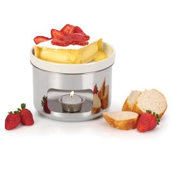 Aparelho de Fondue Forma Brie - 4 Peças