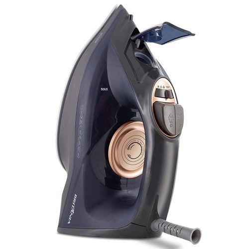 Ferro de Passar a Vapor Britânia BFV2000P com Spray e Base em Cerâmica - Azul 110V